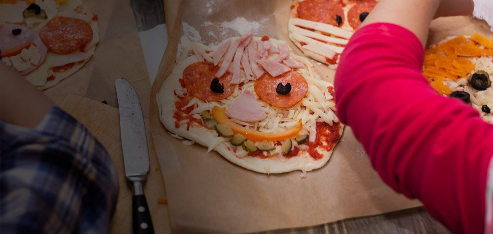 making food at youth centre